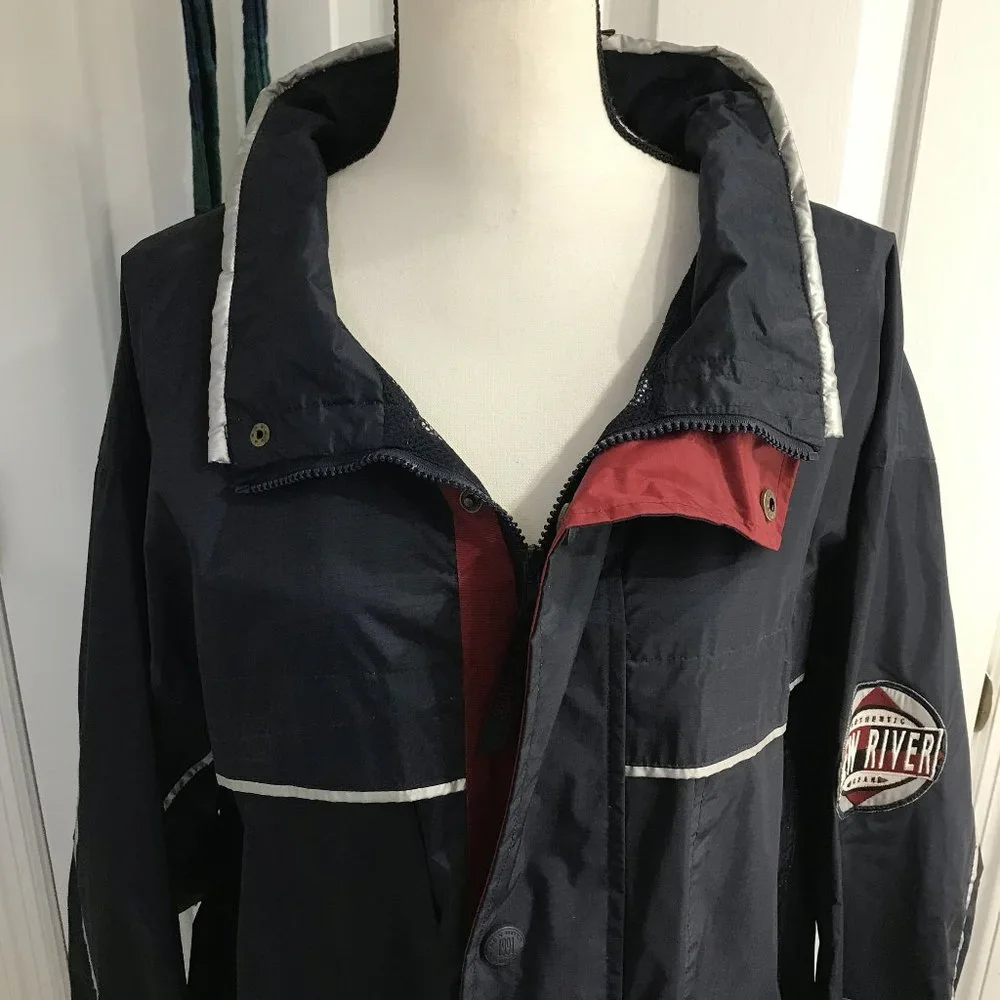 New River Nylon Hooded All Weather Jacket XL Flawless
